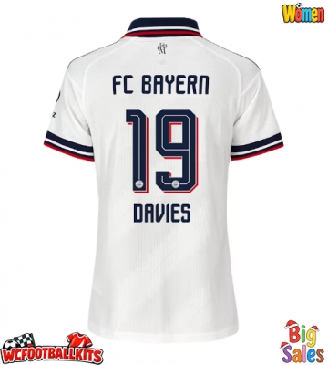 Bayern Munich Alphonso Davies #19 Replica Away Stadium Shirt for Women 2026-27 Short Sleeve